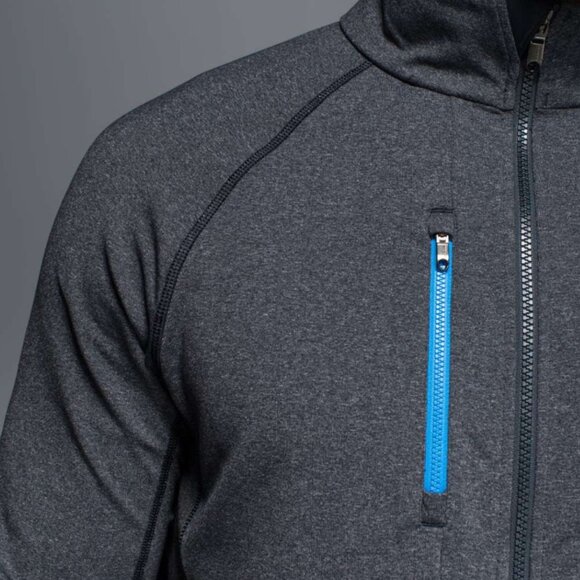 Lululemon Men's Shift Jacket, Heathered Black / Cornflower, Size L - Picture 5 of 16